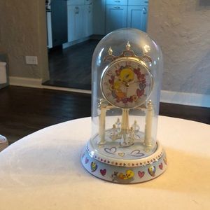 Warner Brothers Porcelain Collectible Clock